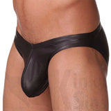 The Ultimate Package Enhancer Leather Look Briefs
