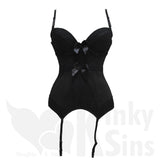 Ultimate Figure Flattering Bustier With Lace Detail - Free G-String